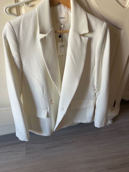 Koton Beyaz Blazer Ceket