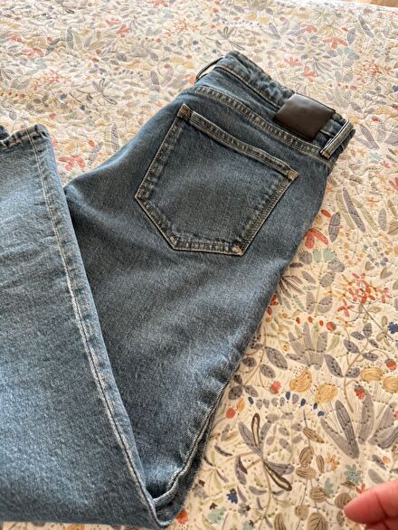 Massimu Dutti Klasik Mavi Jean Pantolon