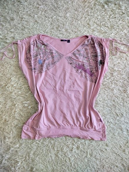 babypink y2k tee