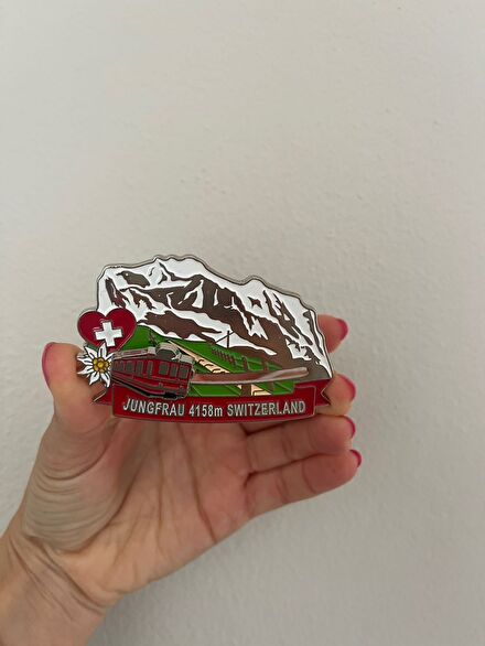 Jungfrau İsviçre Magnet