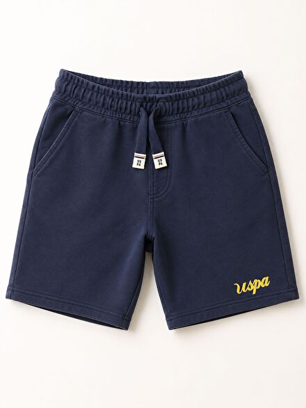 US Polo 9Yaş 10Yaş Lacivert Spor Şort