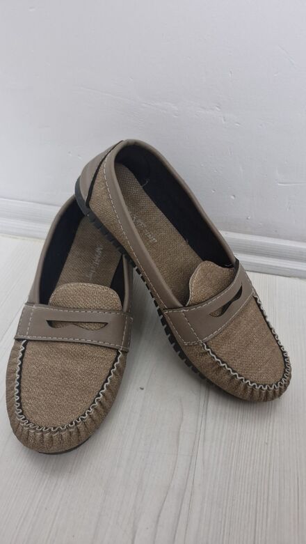 Bej Loafer Ayakkabı